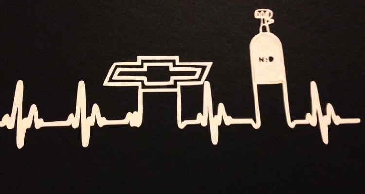 Heartbeat monitor and NoS and Chevy Emblem 