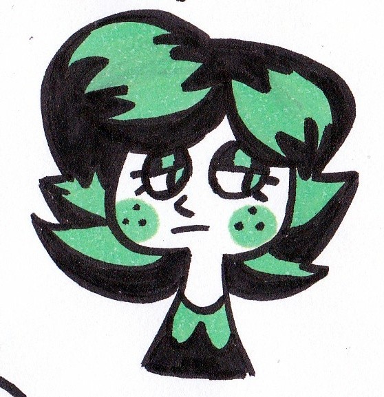 green girl