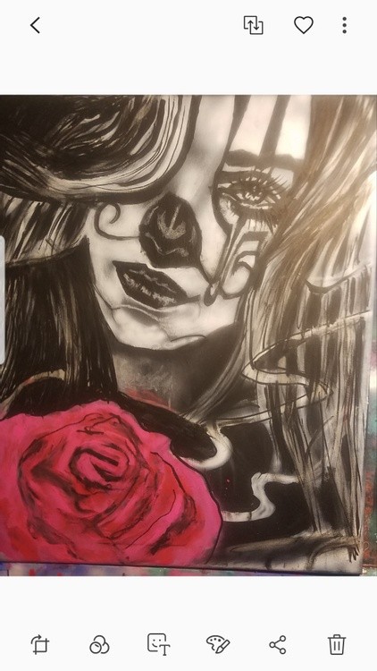 Red rose clown