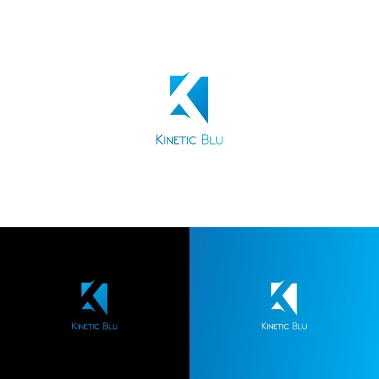 Logo for kinetic blu
