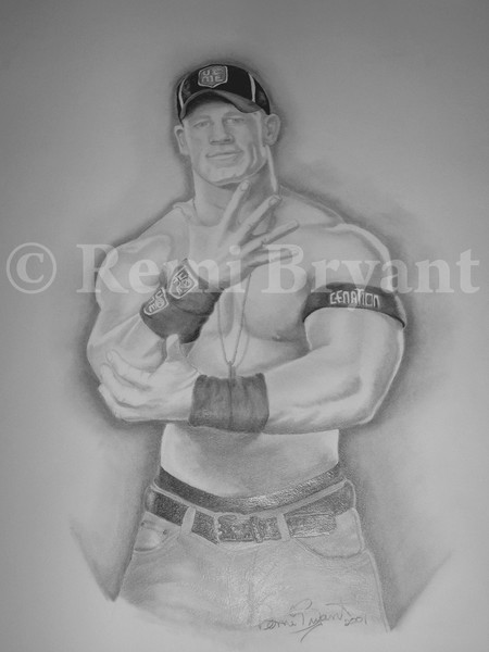 WWE wrestler John Cena by remi bryant | ArtWanted.com