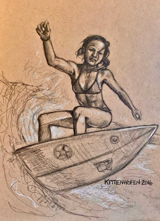 Surfer Girl (Huntington Beach)