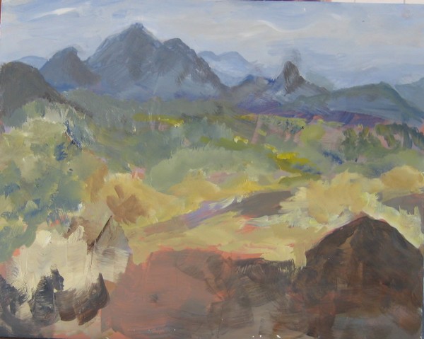 South to Pima Mine
