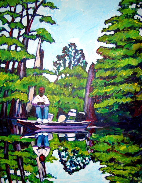 Fishing on Spring Bayou (2005) (Gifted)