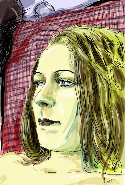 Anna with tears in her eyes