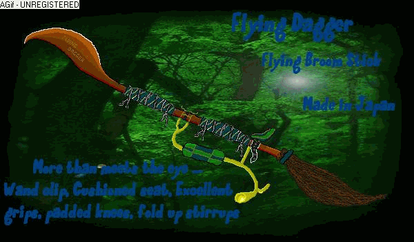 Flying Dagger Broomstick