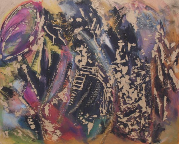 Composition on Masonite