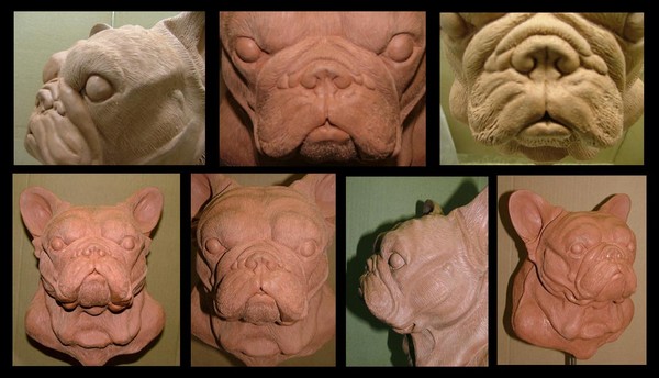 French Bulldog Sculpture