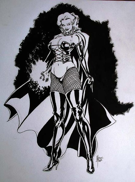 Black Queen (Jean Grey) Inking