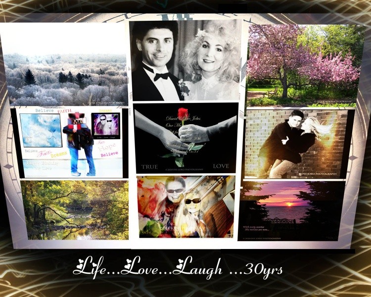  David&Dee 30th Wedding Anniversary Art  
