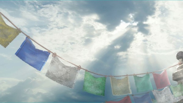 Tibetan flags