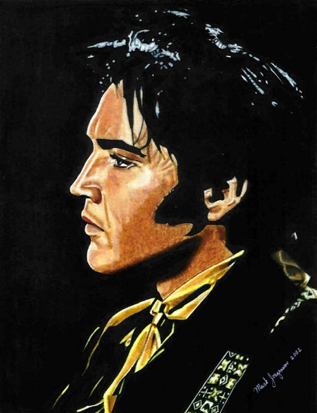 Elvis Side Portrait