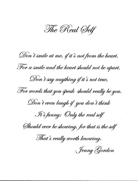 The Real Self - POEM