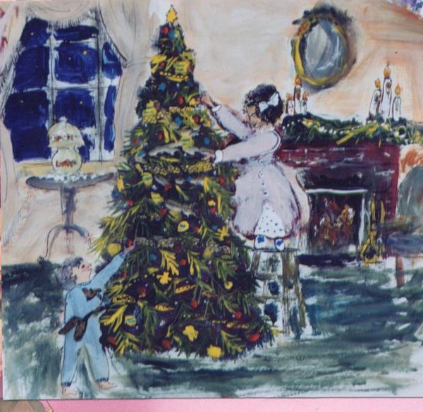 Decorating the Christmas Tree