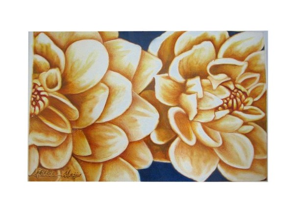 Flowers in Gold
