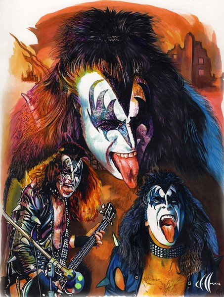 Gene Simmons collage