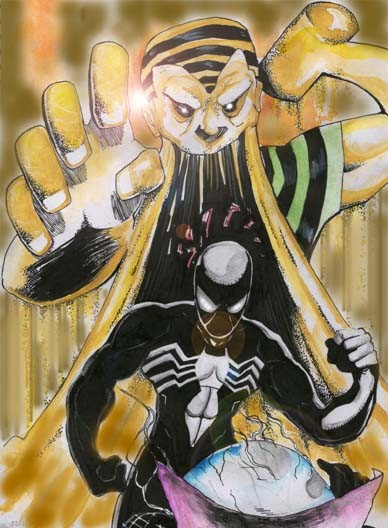 Sandman,Spiderman & Mysterio