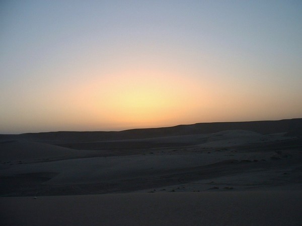 Sunset In The Desert