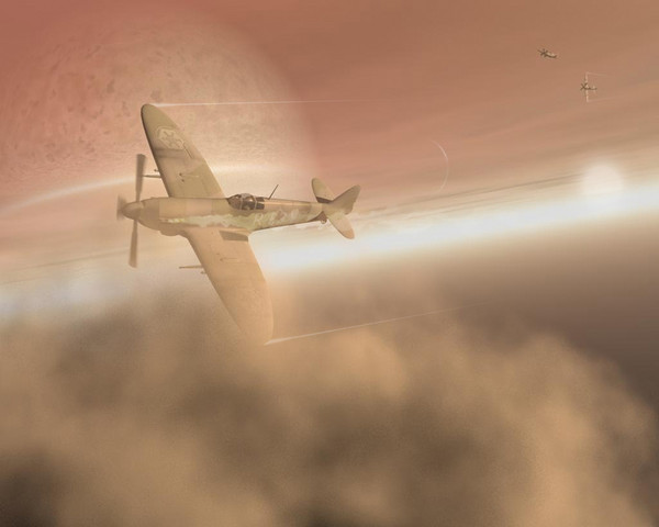 Above the sandstorms of Vinilica 118