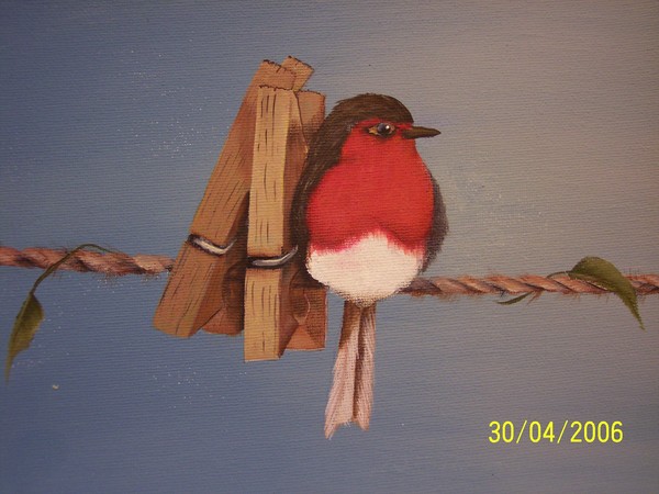 Little Robin Redbreast....
