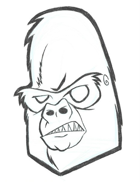 Gorilla sketch
