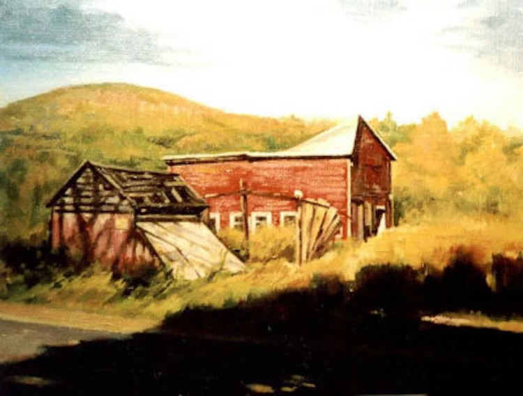 Sunlit Barn