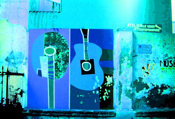 Wall art in Port Vendre, France
