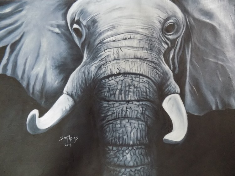 Elephant blue