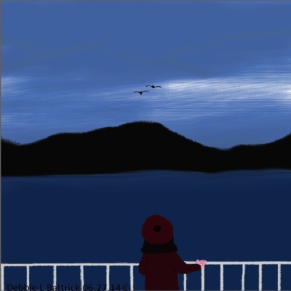 Looking Over The Water