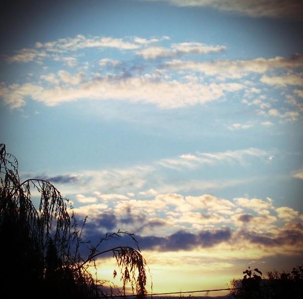 Sunset in France