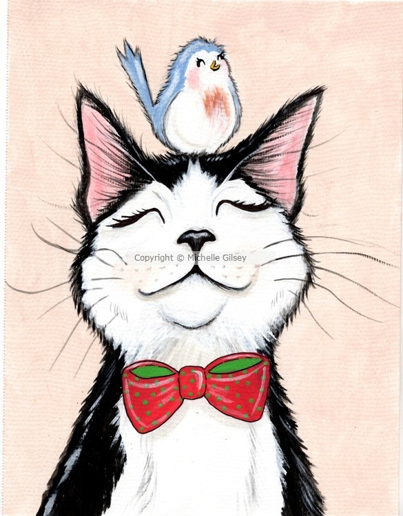 Sweet Song Kitty n Bird