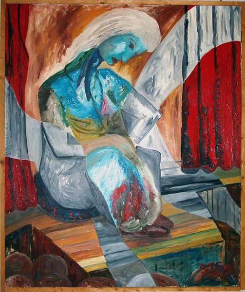 WOMAN ON STAGE