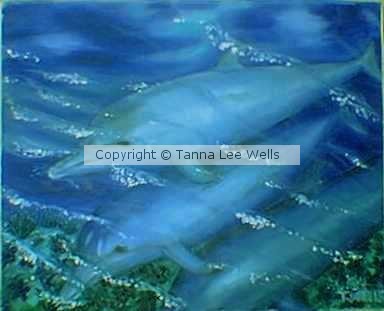 Dolphins Swimming