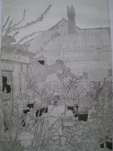 In the garden