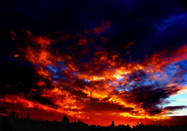 Fire in the sky