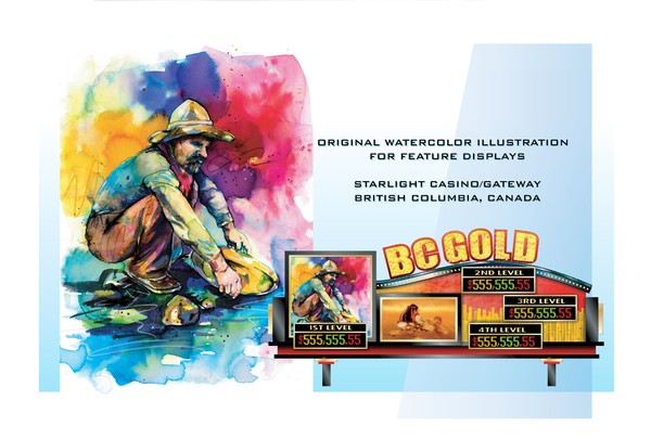 Original Painting for Starlight Casino