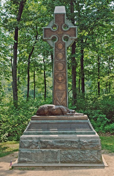The NY Irish Brigade Monument-Gettysburg, PA