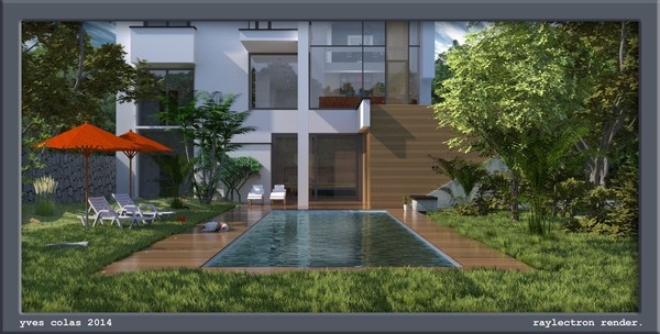 house with pool