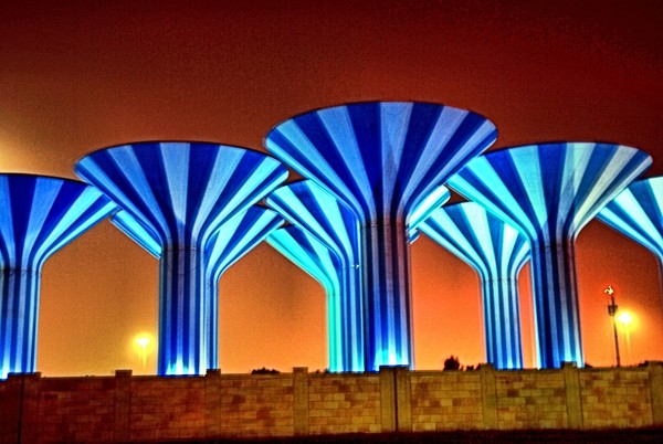 kuwait water towers