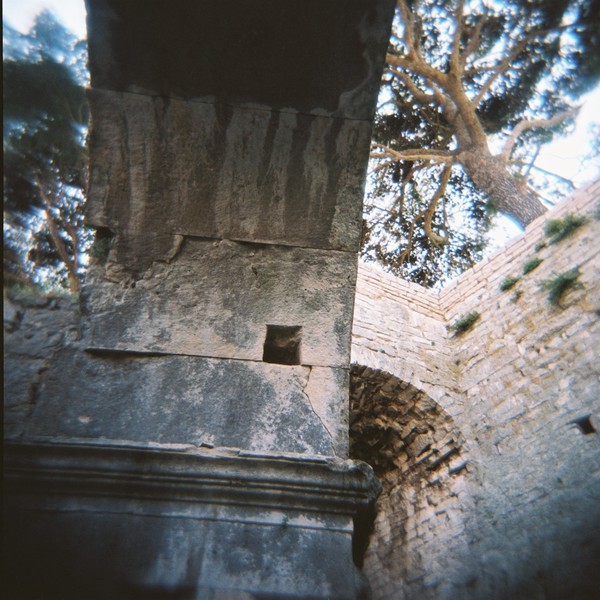 Acient rome theater through Holga - Pula - Istria