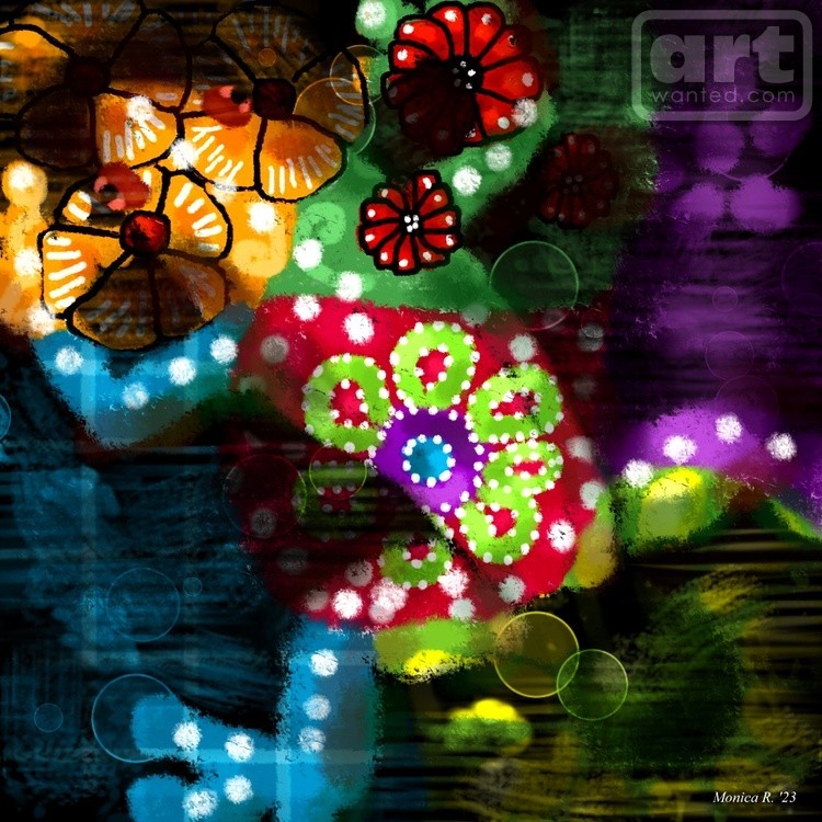 Mexican Folk Art Abstract Frog