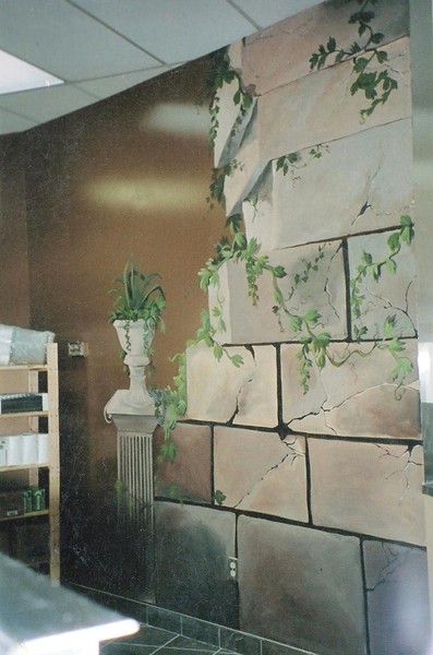 mediteranian mural