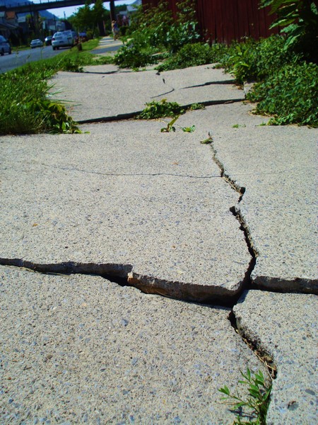 cracked