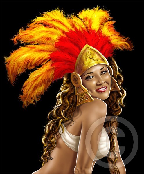 aztec woman
