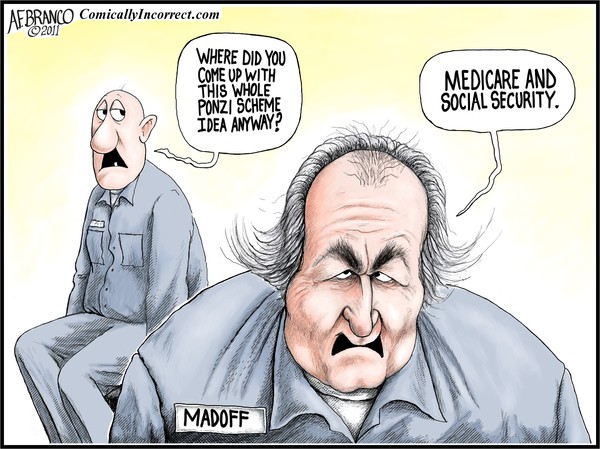 Madoff Ponzi Scheme Cartoon By Af Branco 7739