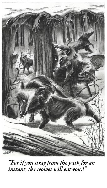 The Company Of Wolves, illustration