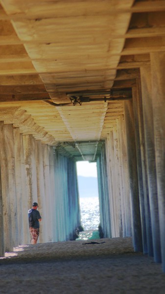 Under the pier