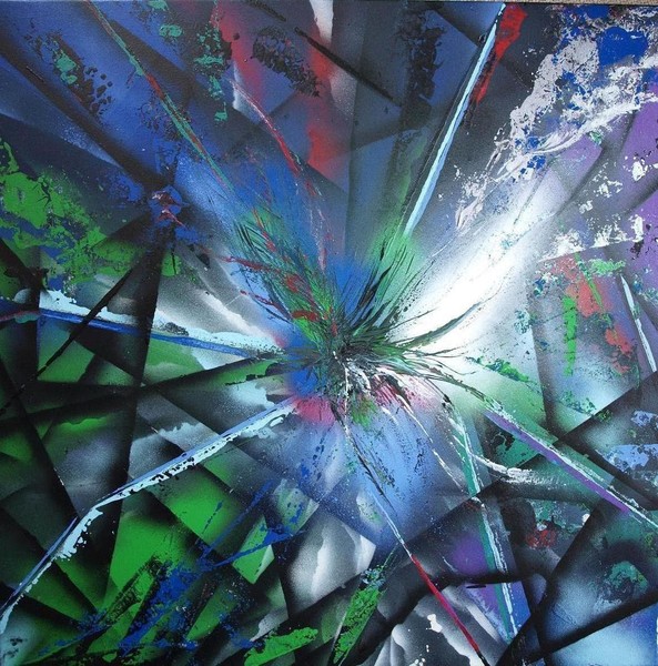 Abstrakt sprayart 28