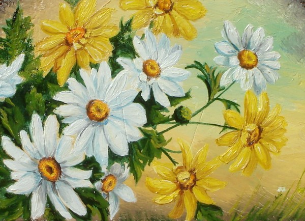 Daisies in the sky