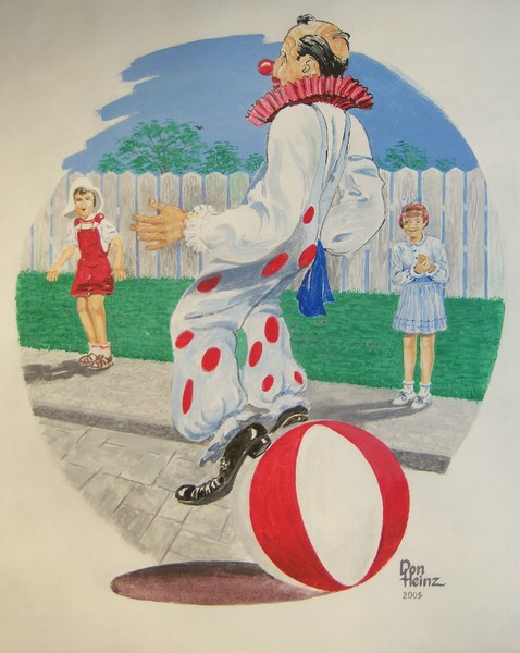 Clown (With Excited Children)